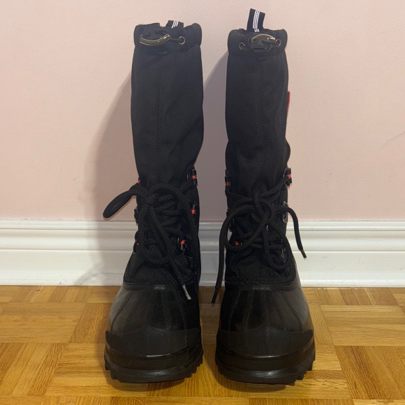 SOREL GLACIER™ XT Waterproof Insulated Women's Winter Snow Black Boots Size 10 - Picture 2 of 15